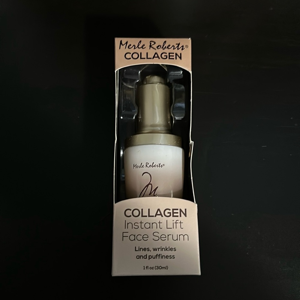 Merle Roberts Collagen Instant Lift Face Serum 1oz New
